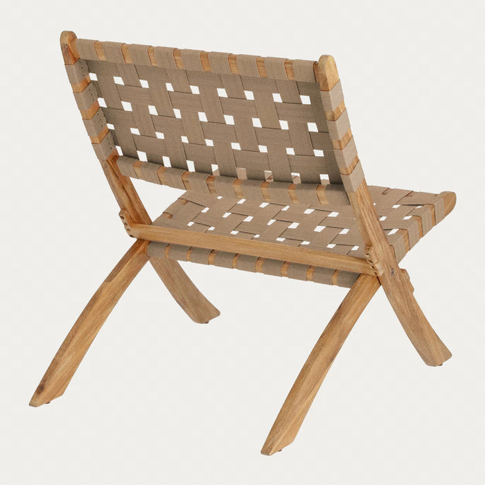 Kave Home Chabeli Klapstoel - Bruin