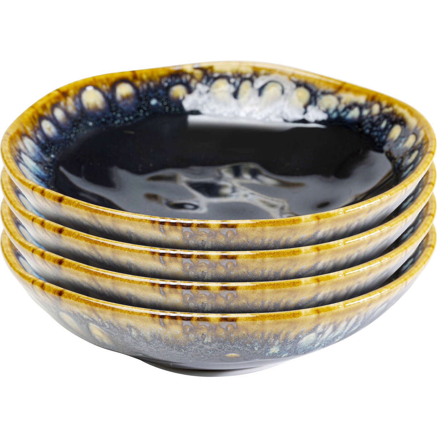 Kare Design Lio Soepborden blauw 20cm 4st