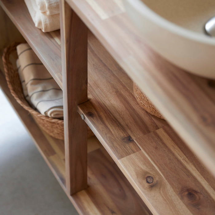 Tikamoon - Acaciahouten badkamermeubel 120 Lila