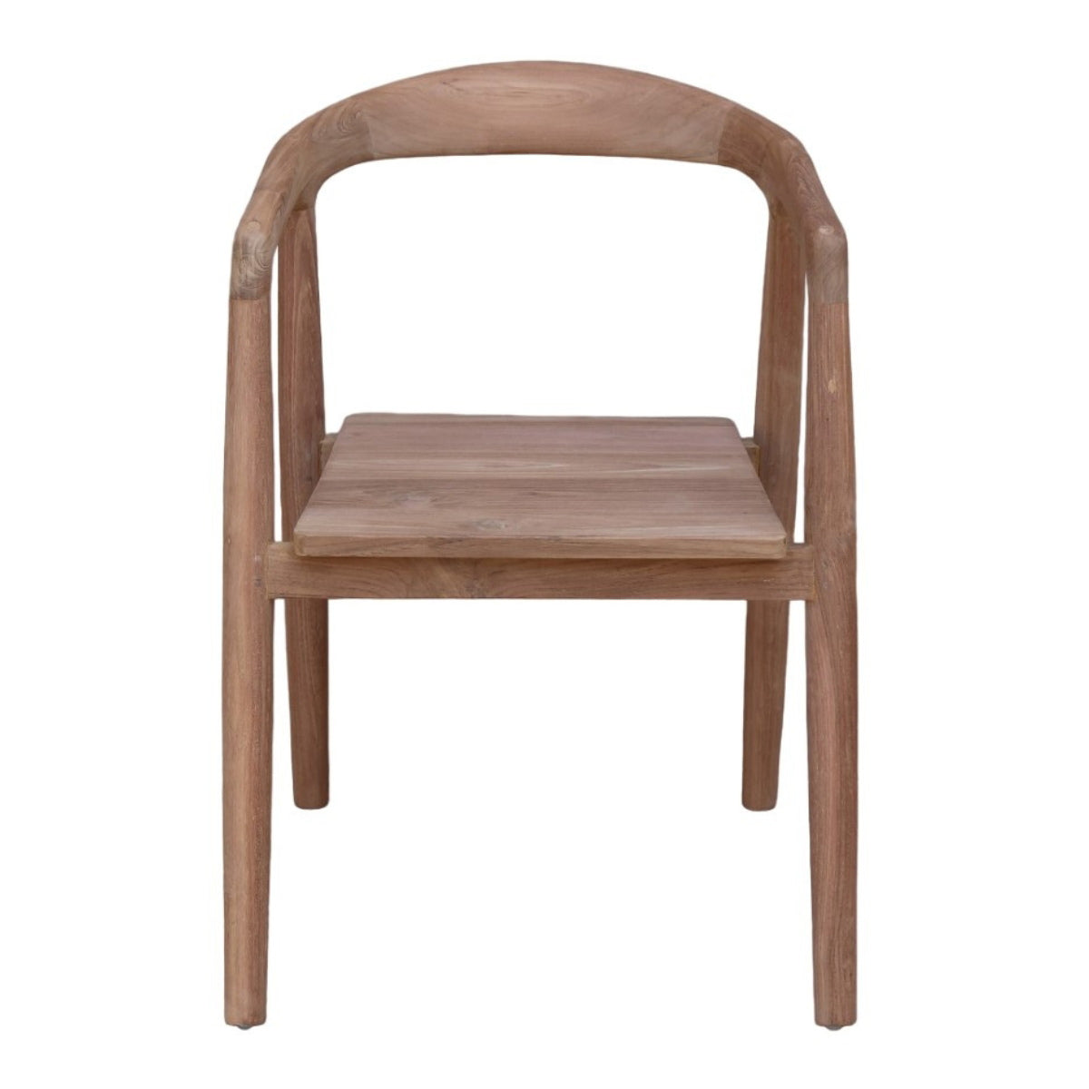 DÉJA Living - Tuinstoel - Naturel Teakhout - Zithoogte 43cm - Lennox - Set van 2