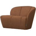 WOOOD Mojo 2-Zits Bankje Rechts - Bouclé - Roestbruin Melange
