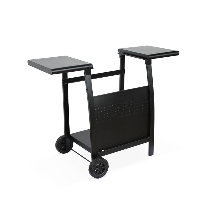 sweeek - Plancha gas 2 branders inox 5kW met trolley