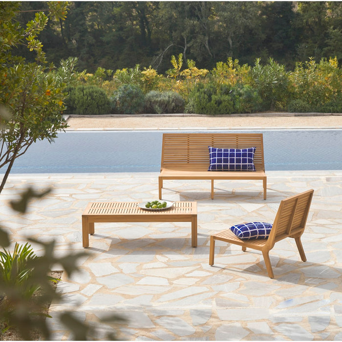Tikamoon - Loungeset in teakhout Teo 3 personen