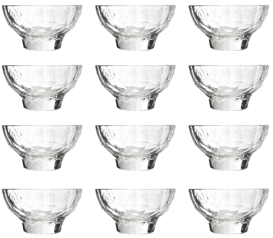 Bormioli Rocco IJscoupes - Sorbetglazen - Diamond - 225 ml - 12 stuks