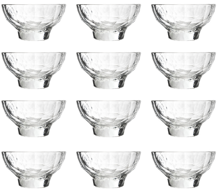 Bormioli Rocco IJscoupes - Sorbetglazen - Diamond - 225 ml - 12 stuks