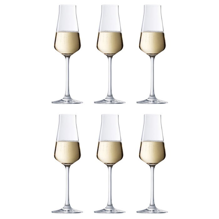 Chef & Sommelier Champagneglazen Reveal Up - 210 ml - 6 stuks