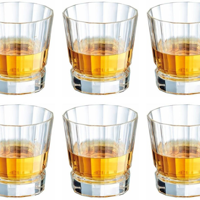 Cristal d'Arques Whiskey Glazen Macassar - 320 ml - 6 stuks