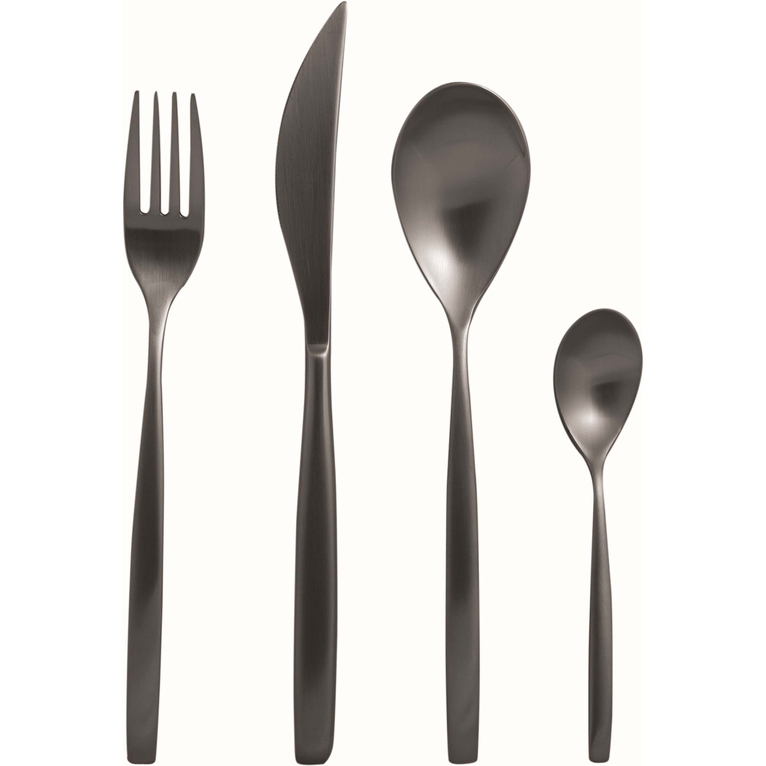 Mepra Bestekset Stiria Oro Zwart- Gematteerd  - RVS - 24-delig