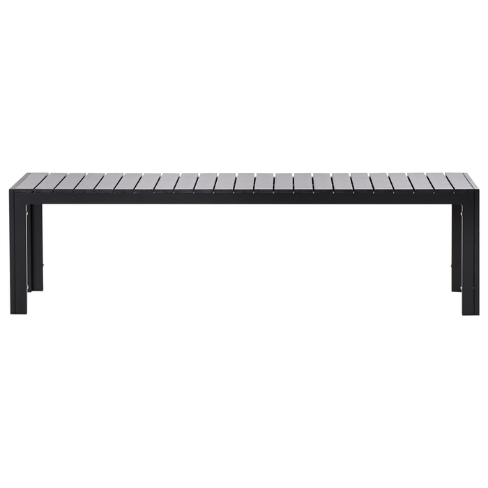 Beliani - NARDO - Tuinset voor 6 - Zwart|Zwart - Kunsthout