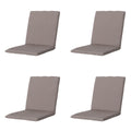 Madison -  Stapelstoelkussen Panama taupe - Ca. 97x49 cm - Set van 4