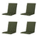Madison -  Stapelstoelkussen Panama green - Ca. 97x49 cm - Set van 4