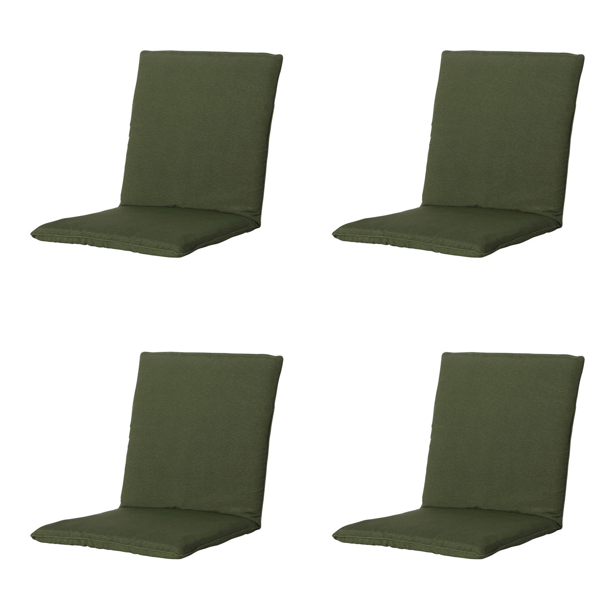 Madison -  Stapelstoelkussen Panama green - Ca. 97x49 cm - Set van 4