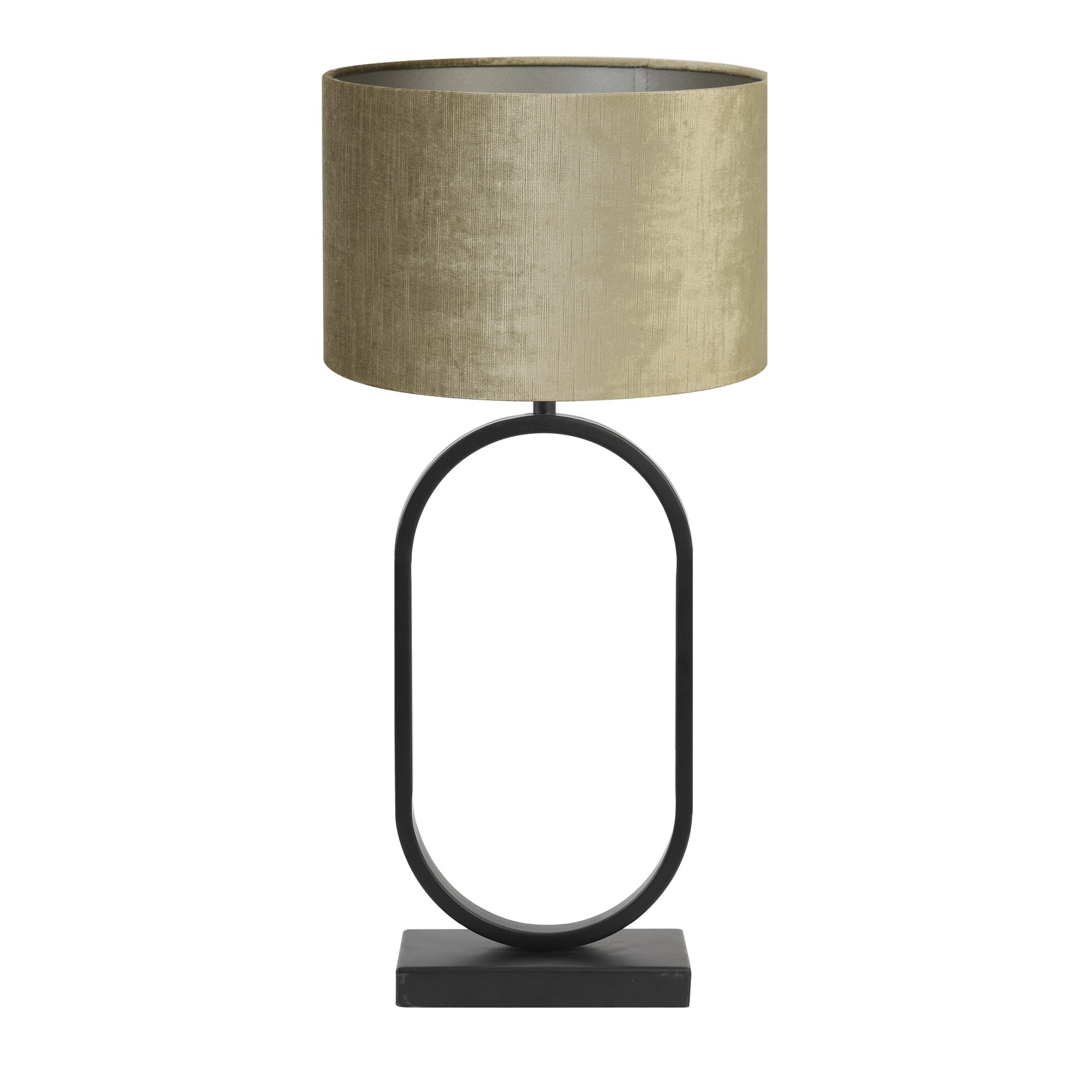 Light & Living Tafellamp Jamiri|Gemstone - Zwart|Brons - Ø30x67cm