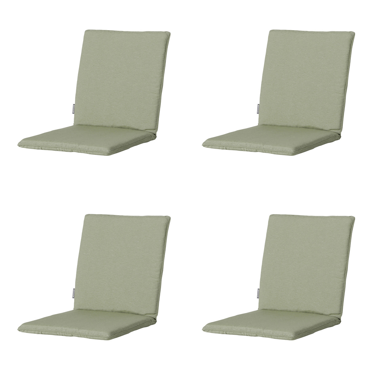 Madison -  Stapelstoelkussen Panama sage - Ca. 97x49 cm - Set van 4