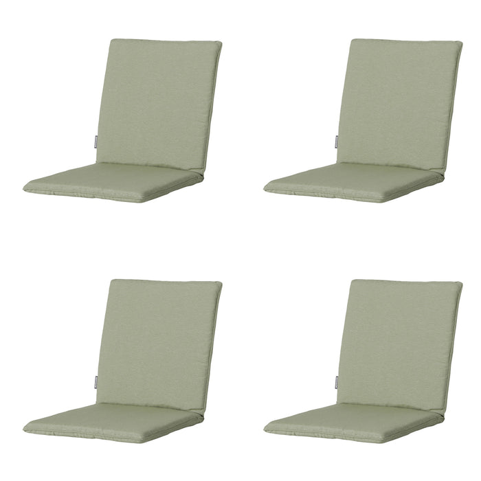Madison -  Stapelstoelkussen Panama sage - Ca. 97x49 cm - Set van 4