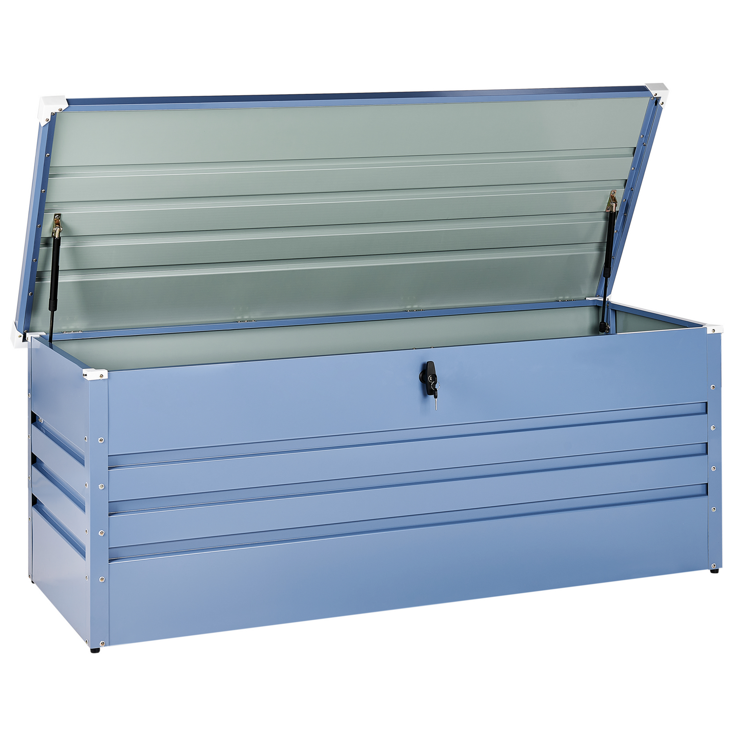 Beliani - CEBROSA - Kussenbox - Blauw - 600 l - Staal