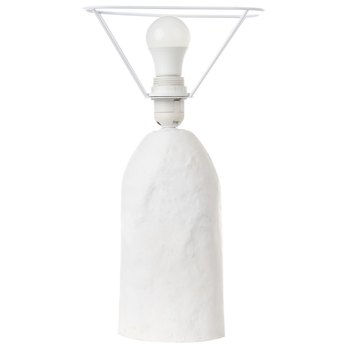 Beliani - CARRASCO - Tafellamp - Wit - Papier-maché