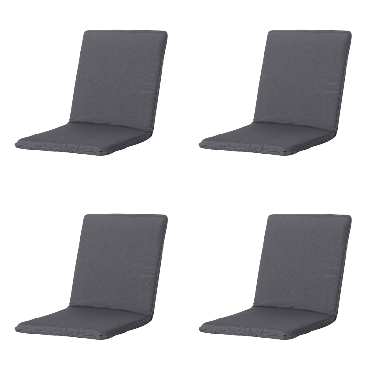 Madison -  Stapelstoelkussen Panama grey - Ca. 97x49 cm - Set van 4