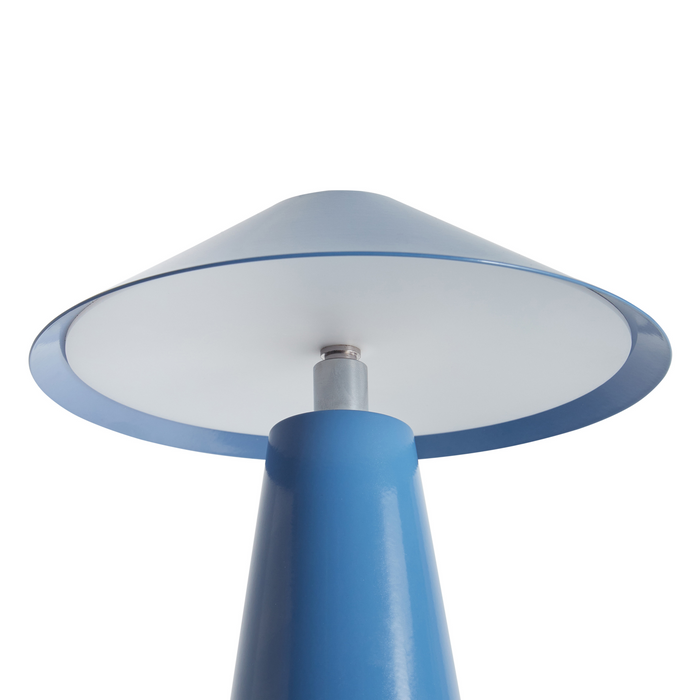 Beliani - APAYAO - Tafellamp - Blauw - IJzer