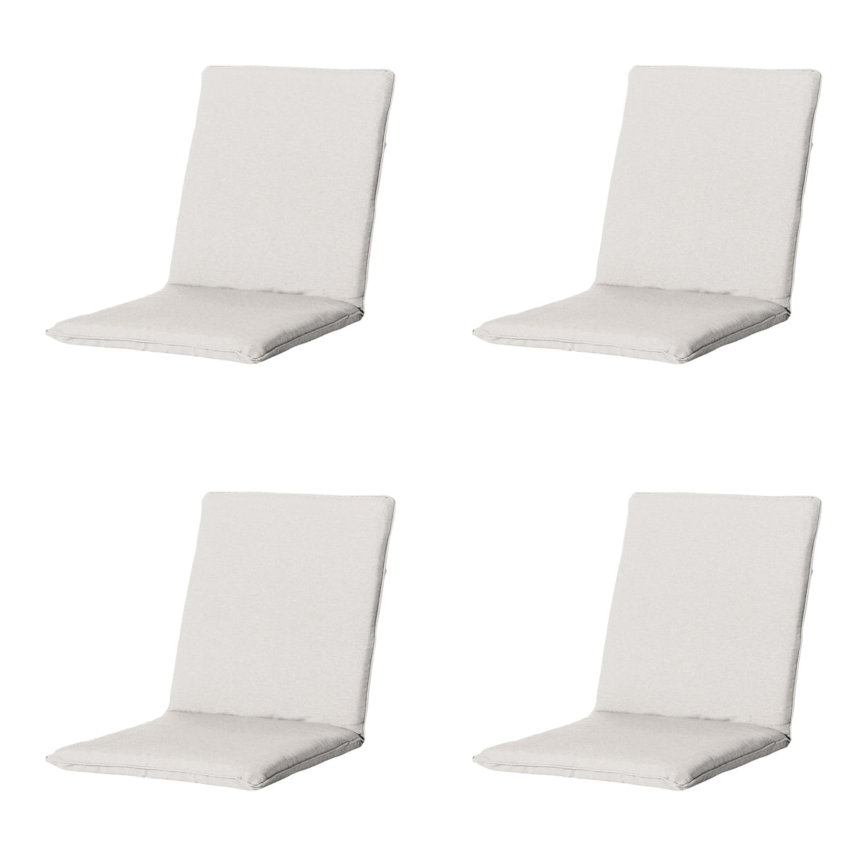 Madison -  Stapelstoelkussen Napels sand - Ca. 97x49 cm - Set van 4