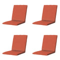 Madison -  Stapelstoelkussen Panama terra - Ca. 97x49 cm - Set van 4