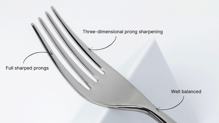 Mepra Bestekset | Dessertlepels Stile - RVS - 6 delig