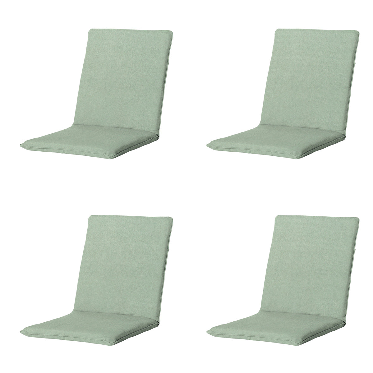 Madison -  Stapelstoelkussen Napels kaki - Ca. 97x49 cm - Set van 4