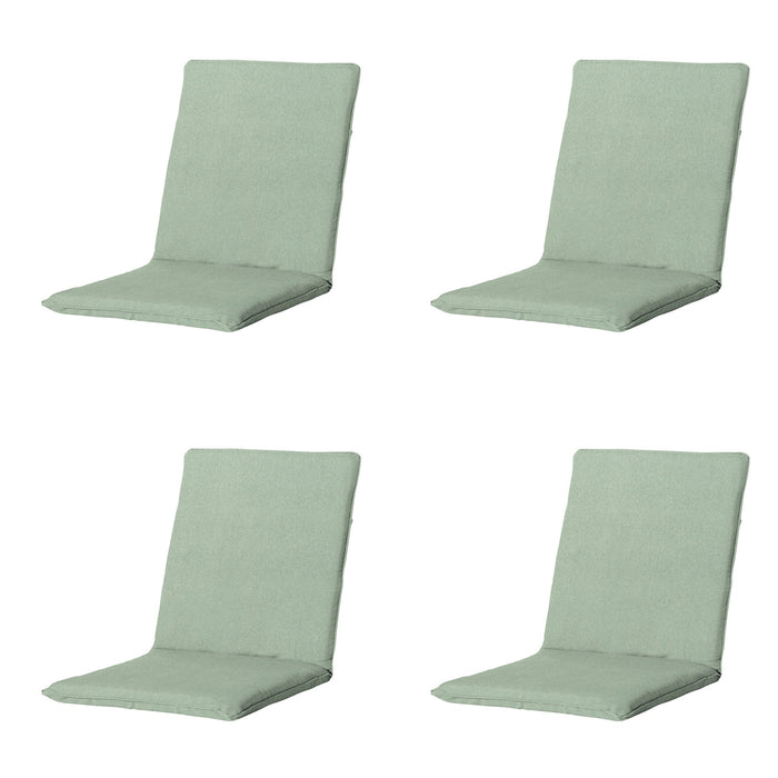 Madison -  Stapelstoelkussen Napels kaki - Ca. 97x49 cm - Set van 4