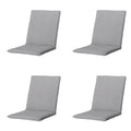 Madison -  Stapelstoelkussen Napels grey - Ca. 97x49 cm - Set van 4