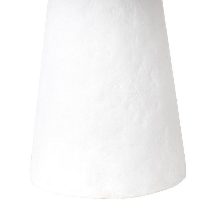 Beliani - ARROYO - Tafellamp - Wit - Papier-maché