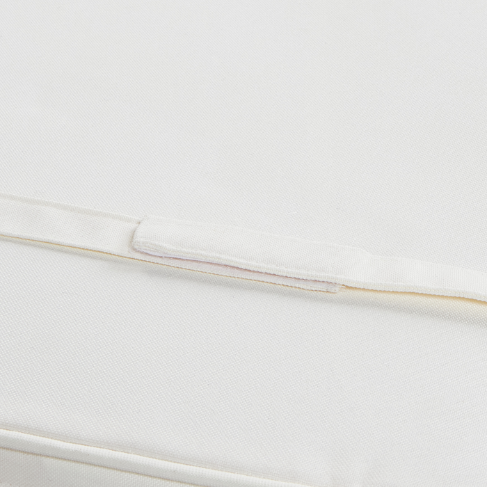 Beliani - AZZANELLO - Tuinstoel set van 2 - Gebroken wit - Acaciahout