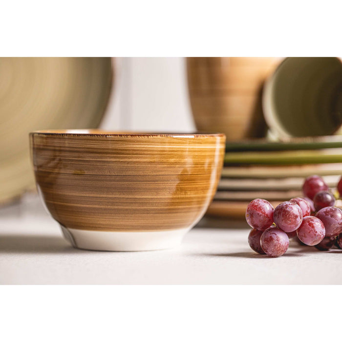 Studio Tavola Serviesset Deep Forest - 18-delig | 6 personen - 6 dinerborden, 6 diepe borden en 6 ontbijtborden