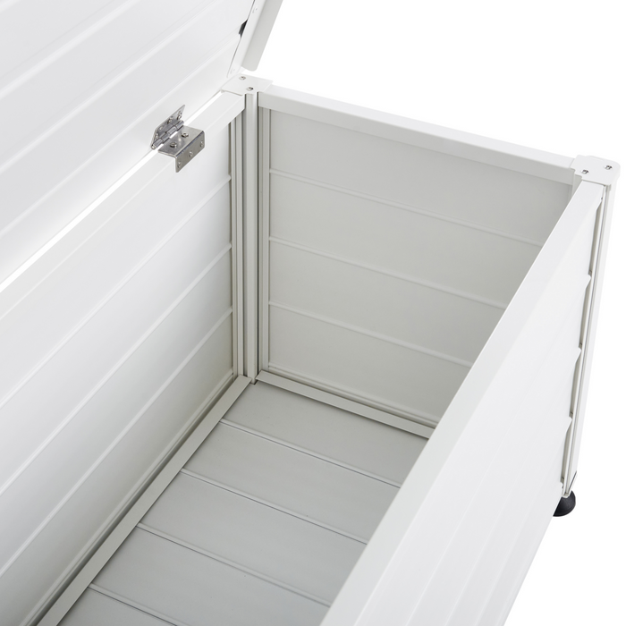 Beliani - CAMPALTO - Kussenbox - Wit - 113 x 50 cm - Aluminium