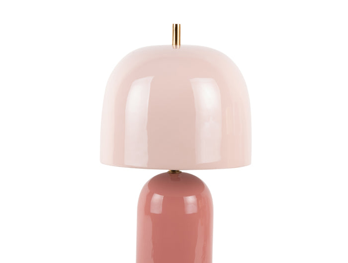 Leitmotiv - Tafellamp Rico - Tan rose & soft pink