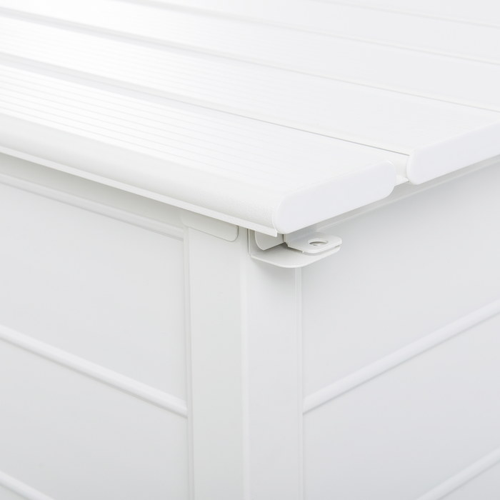 Beliani - CAMPALTO - Kussenbox - Wit - 113 x 50 cm - Aluminium