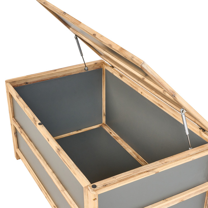 Beliani - ACATE - Kussenbox - Grijs - 330 L - Beton