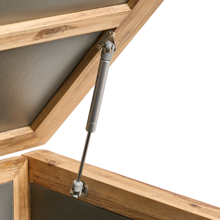 Beliani - ACATE - Kussenbox - Grijs - 330 L - Beton