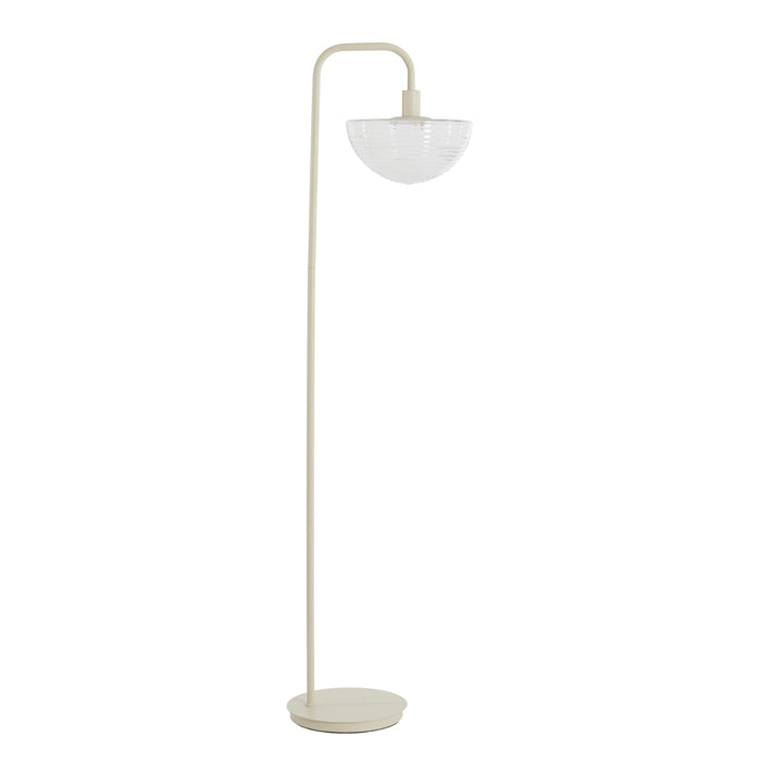Light & Living Vloerlamp Baylie - Mat crème - 43x30x165cm