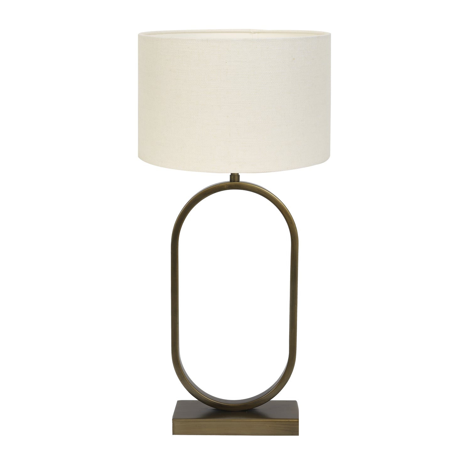 Light & Living Tafellamp Jamiri|Livigno - Ant, Brons|Eiwit - Ø30x67cm