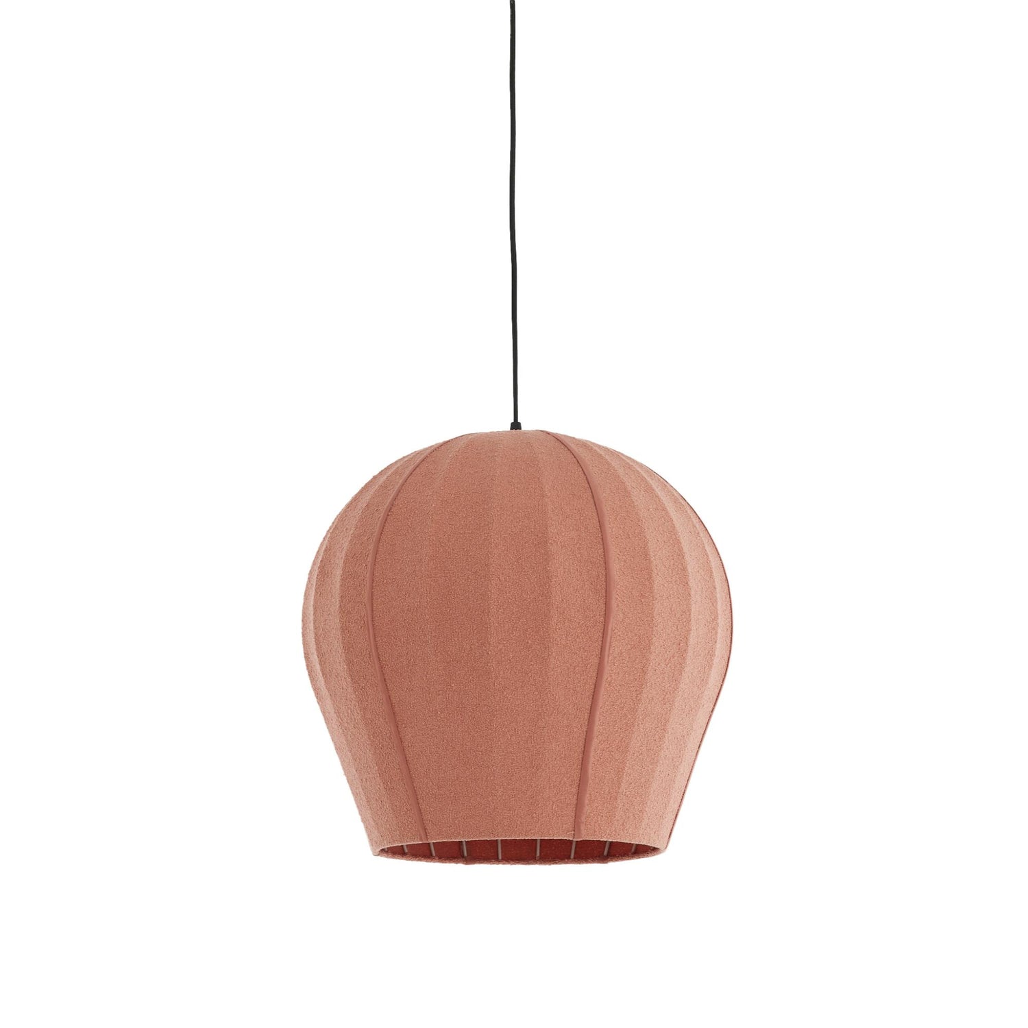 Light & Living Hanglamp Zagori - Koraalrood - Ø44cm