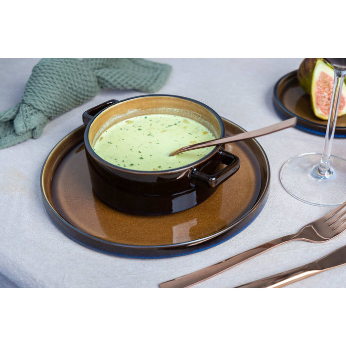 Cosy & Trendy Espresso Schotel Quintana Amber ø 12 cm