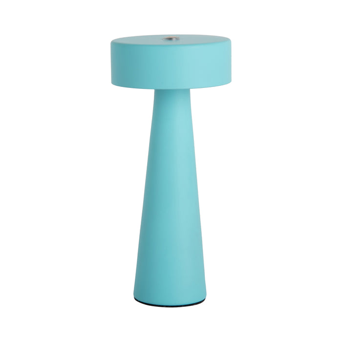 Leitmotiv - Tafellamp Mini LED Ring - Turquoise blue