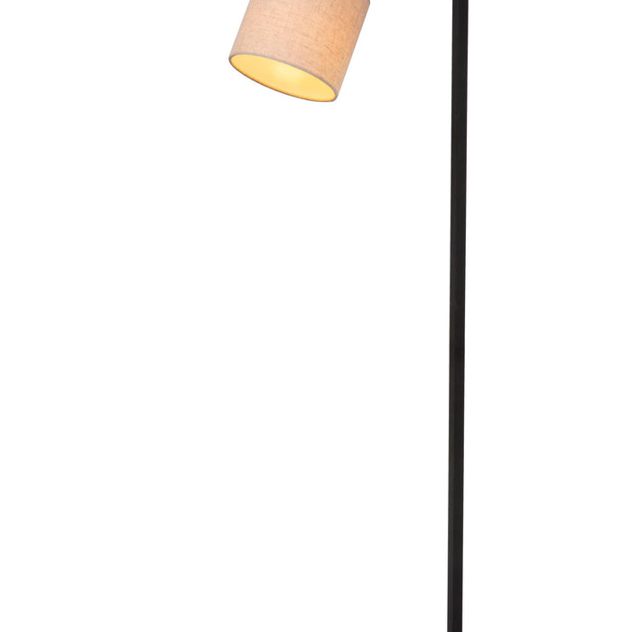 Lucide LESLEY Vloerlamp - Zwart