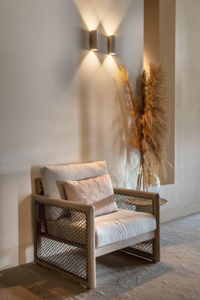 Artdelight Wandlamp Brody 2 Champagne Led IP54