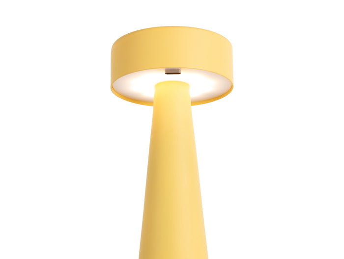 Leitmotiv - Tafellamp Mini LED Ring - Heldergeel