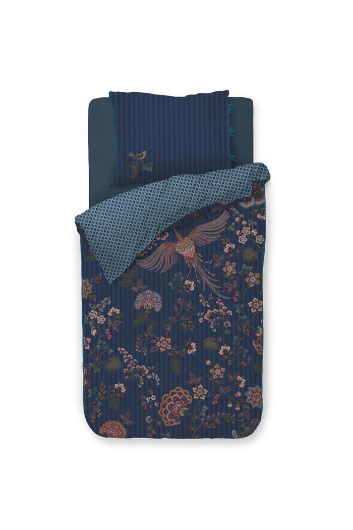 Pip Studio Buenas Noches  dekbedovertrek - 140x200|220 - Donker Blauw