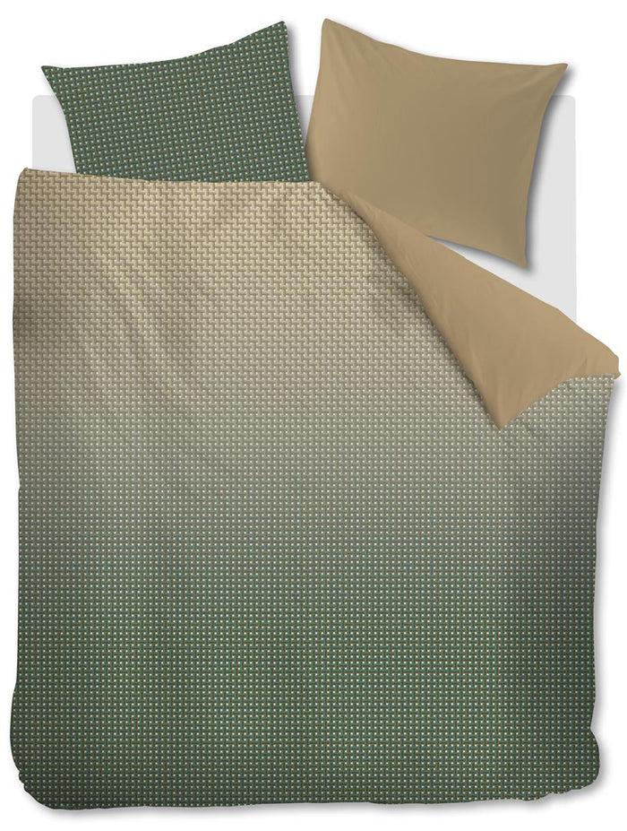 Beddinghouse Alvaro  dekbedovertrek - 200x200|220 - Groen