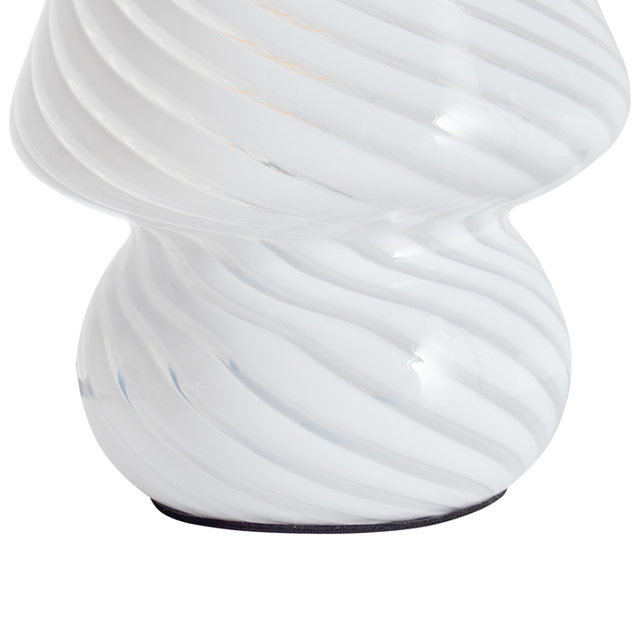 Beliani - LOBO - Tafellamp - Wit - Glas