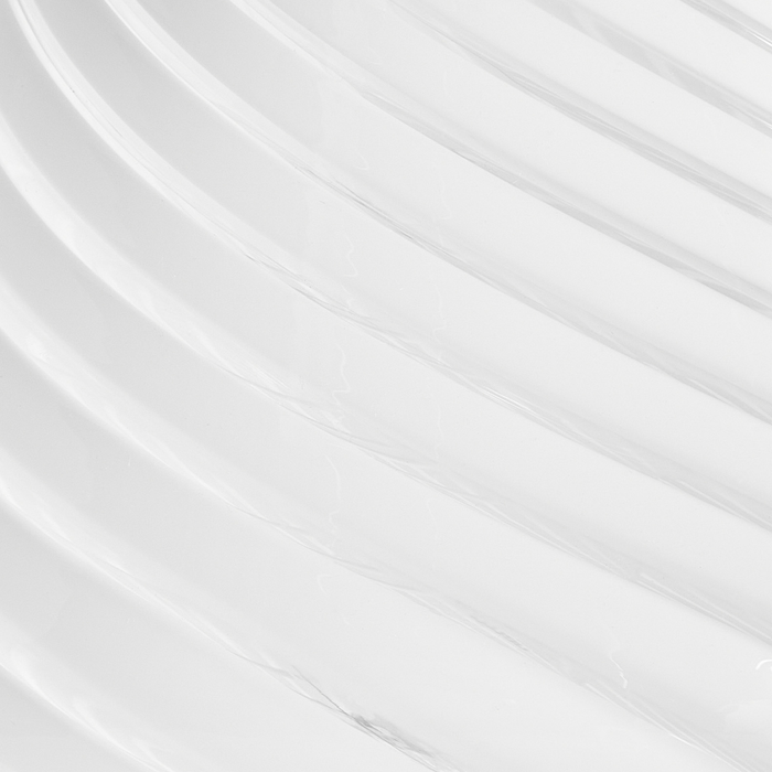 Beliani - LOBO - Tafellamp - Wit - Glas