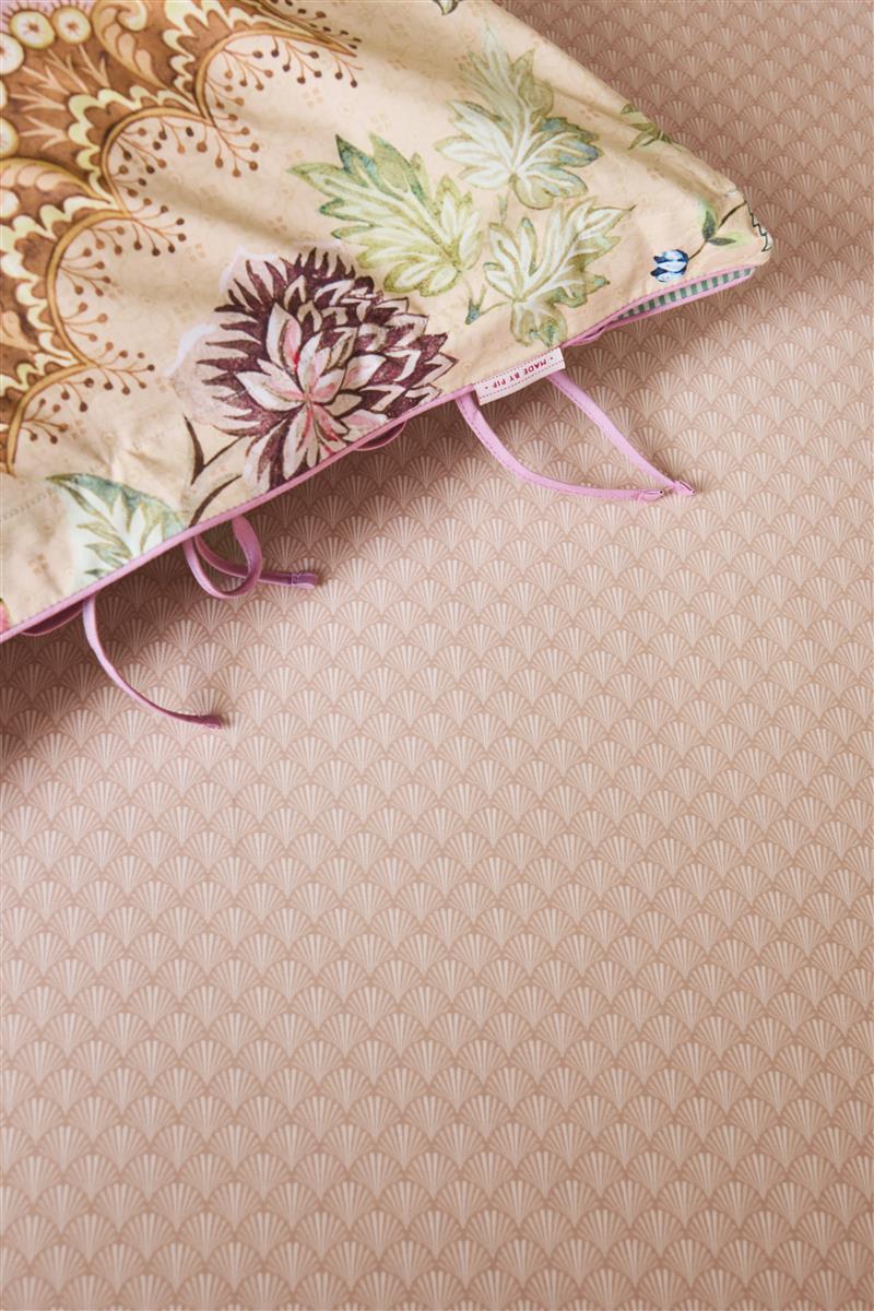 Pip Studio Percale katoen - Hoeslaken - 160x200 - Koraalrood